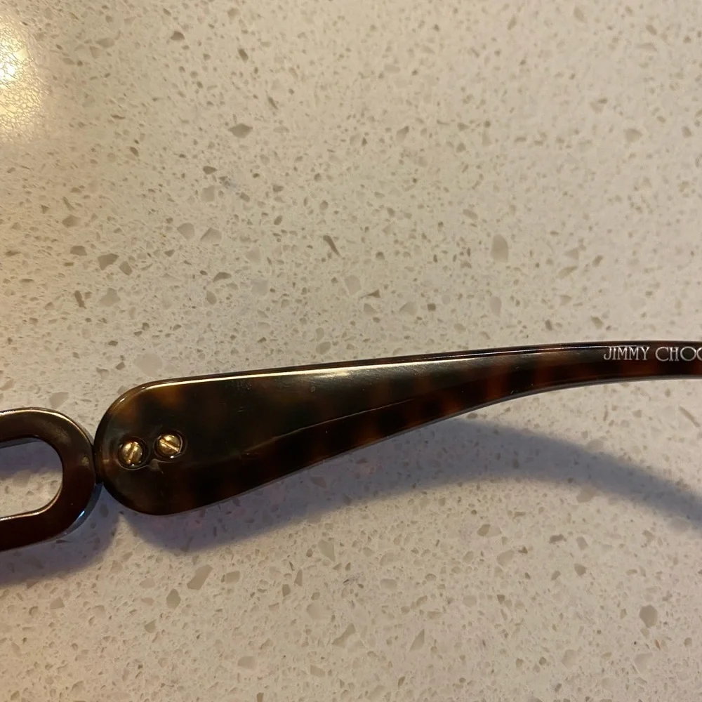 JIMMY CHOO Tyler Strauss stunning brown sunglasses Made In Italy. Authentic